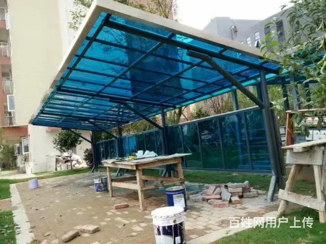 武汉PC耐力板公司吴家山阳光棚雨棚润华亿隆雨搭窗搭 - 图片 3
