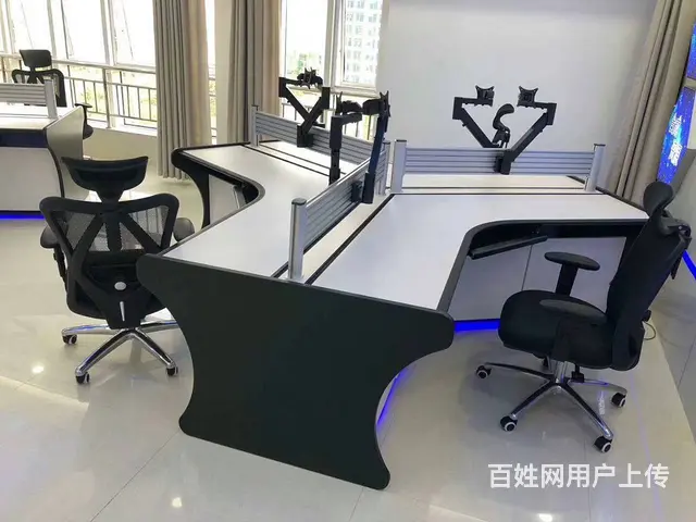 监控操作台单联双联三联四联指挥中心控制台调度台不锈 - 图片 2