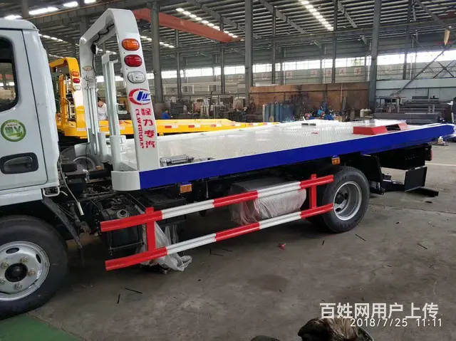 东风一拖二拖吊连体道路救援一拖二带吊清障车拖车价格 - 图片 10