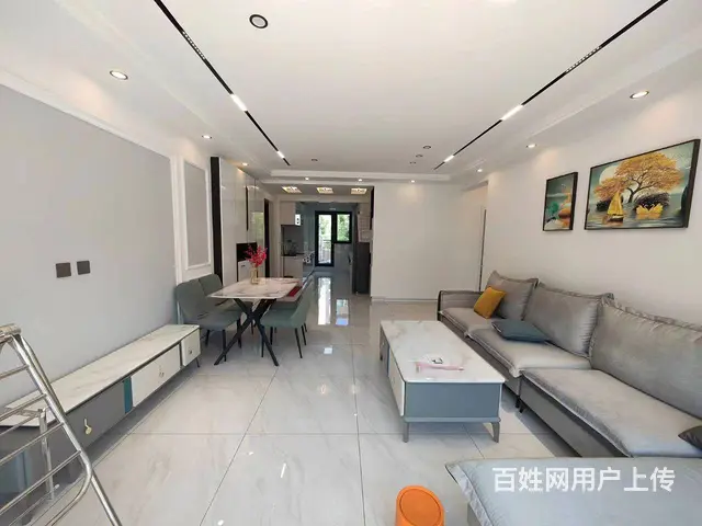 金泰中央公园电梯洋房2楼，92平带超大平台，精装修两室两厅8 - 图片 1