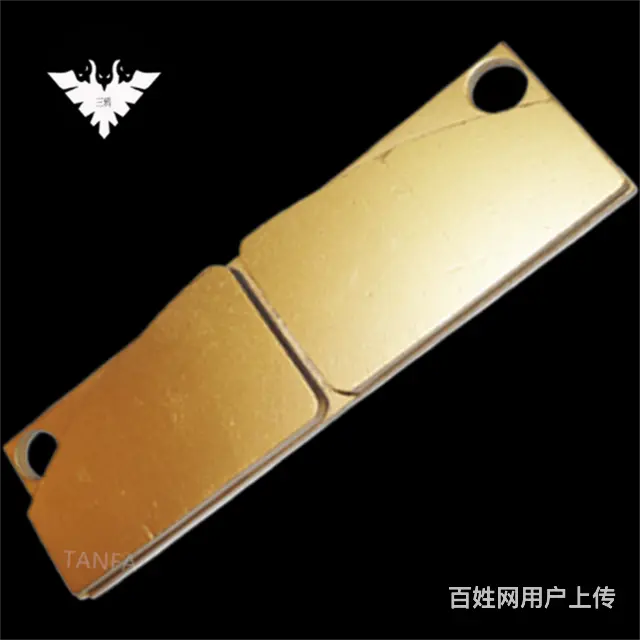 铜基烧结YPH2-02-07-02A盘式制动器片 - 图片 1