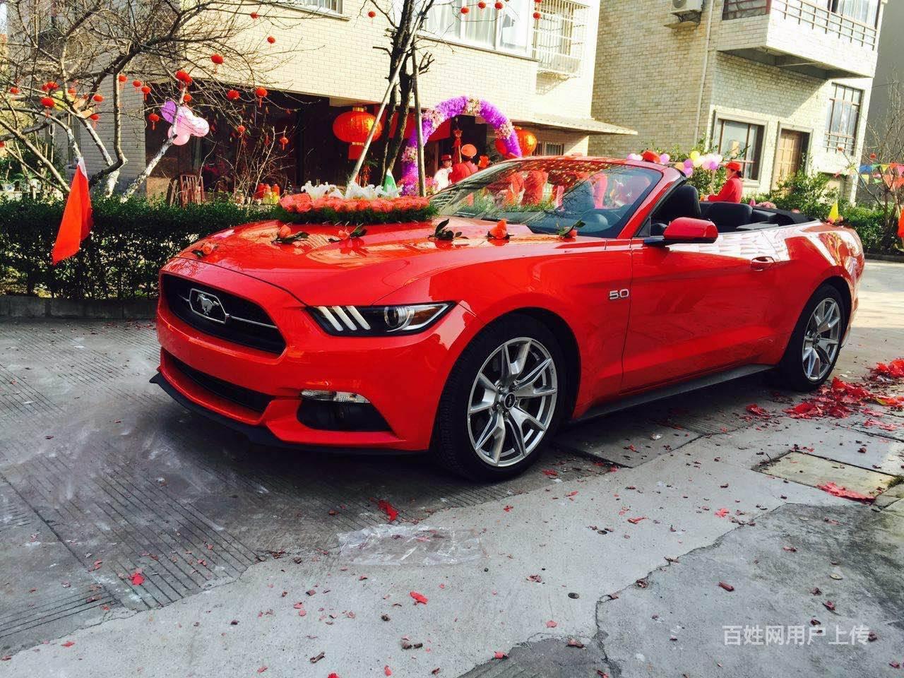 上海楼盘展示租福特野马跑车,上海地产展示租福特野马