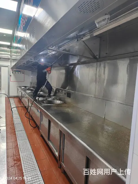 昆山开发区单位脱排油烟机净化器清洗清洗 - 图片 3