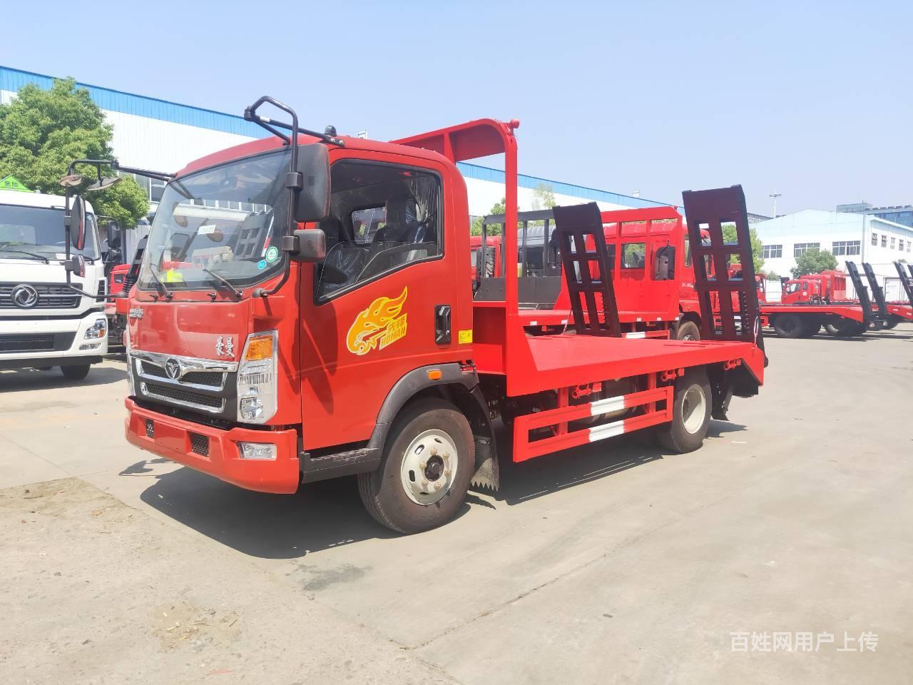 蓝牌平板拖车 13吨挖机拖板车 厂家直销 包上户