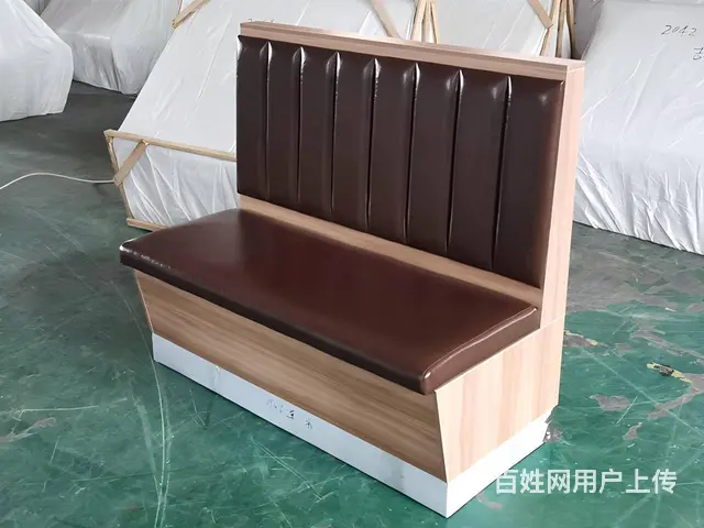 卡座生产定制竖道造型卡座分段靠背卡座无溶剂面料 - 图片 3