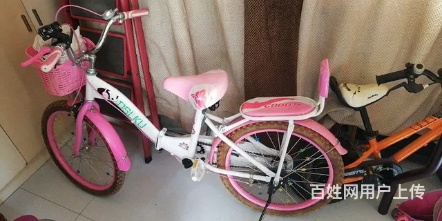 95新女生粉粉的自行车低价转 - 图片