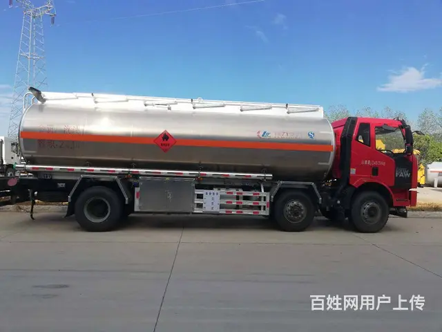 25吨解放后双桥运油车油罐车厂家直销包挂靠上户上牌 - 图片 2