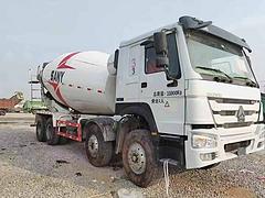 出售二手豪沃搅拌车 国四大18方三一上装前四后八
