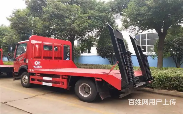 宜春　重汽王牌平板拖车 拖6吨-15吨挖机平板车 - 图片 2