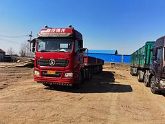 陕汽德龙 半挂车 平板式 国5