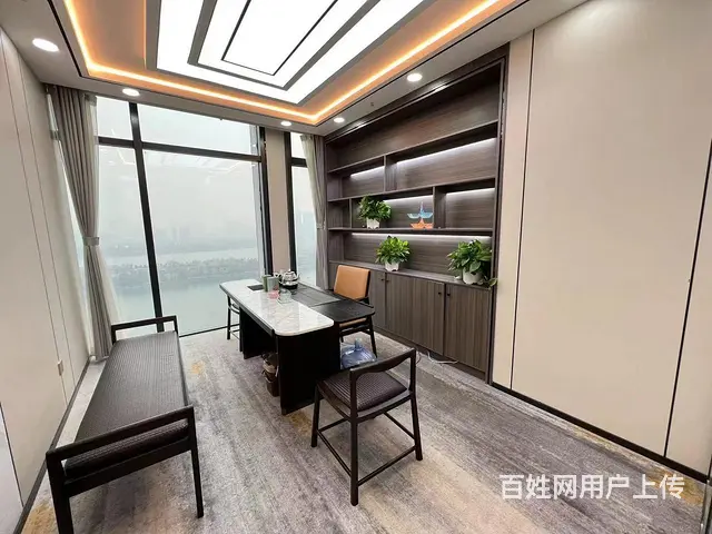绝美江景 全落地窗 电梯口 万达347平 业主 - 图片 9