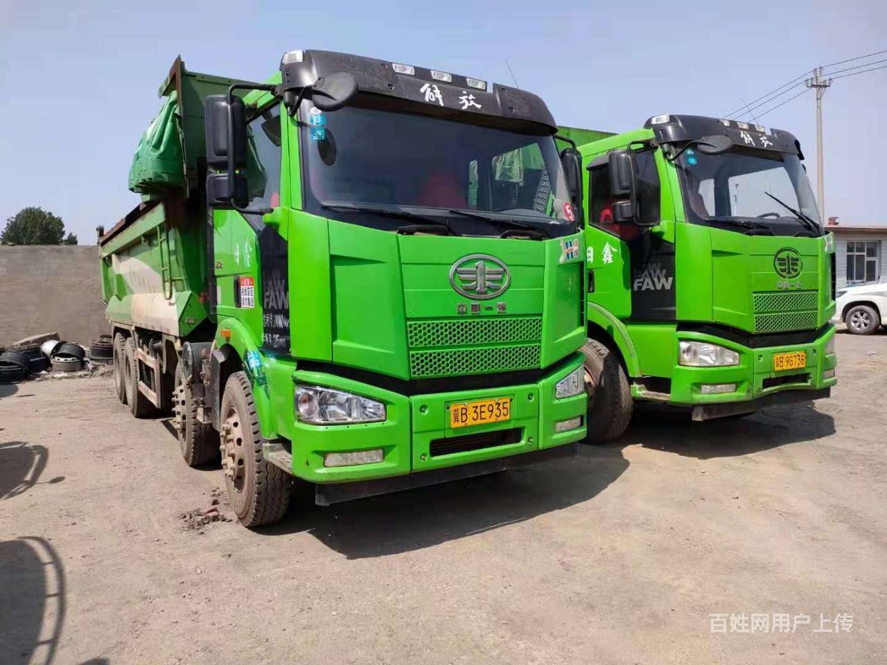 【图】- 11台17年国五解放j6轻型自卸车320马力13吨 - 东营垦利货车