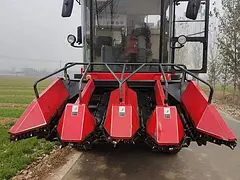急转东方红四行玉米机..