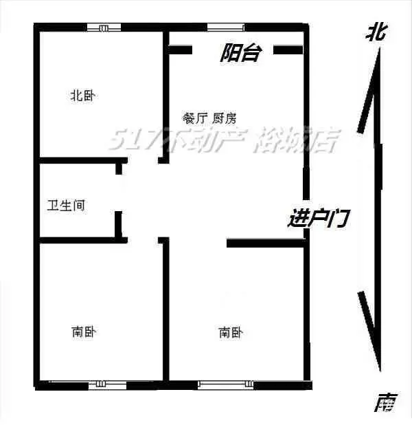 远洋城84平2室 电梯小高 采光好 精装婚房 - 图片 10