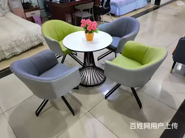 户外休息椅昆明洽谈桌园桌全新工位桌卡座办公桌文件柜 - 图片 3
