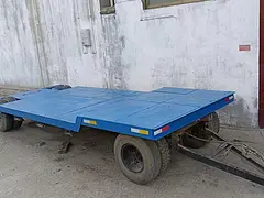 履带收割机拖板车