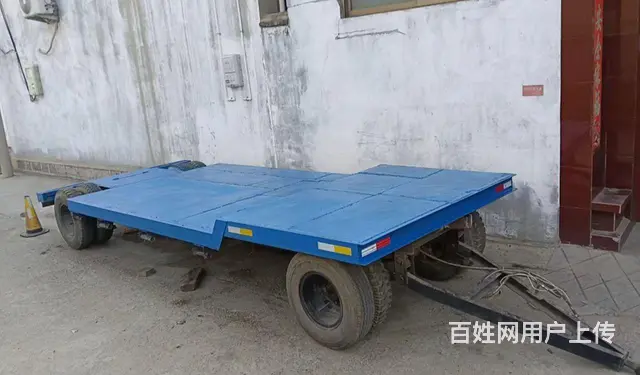 履带收割机拖板车 - 图片