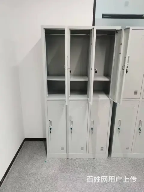 教室彩色书包柜 健身房学校独立储物柜昆明保险柜书架 - 图片 7