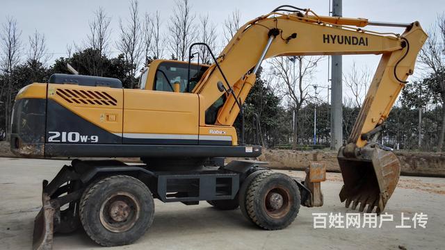 现代210w9轮式挖掘机转让