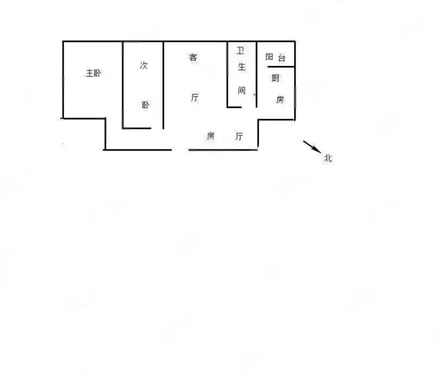 新上！吴井路城市理想精装大2房 带家具家电拎包入住 - 图片 11