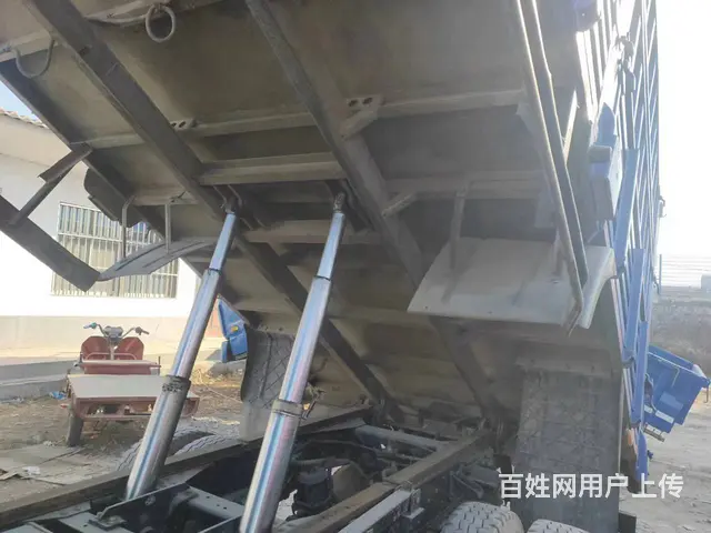 精品奥驰x2大蓝牌，高栏自卸货车 - 图片 3