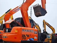 出售二手挖掘机日立70手续齐全质保两年包送支持分期