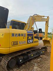纯土方二手挖掘机小松130手续全有质保包邮可分期