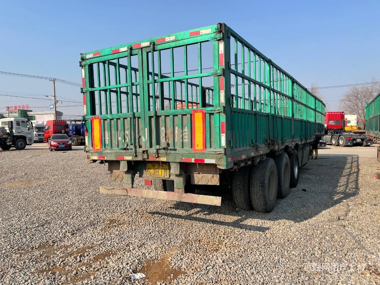 转让13米二手对开门花篮半挂车 广东富华桥原车手续