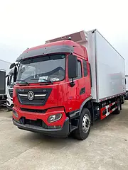 6.8米东风冷藏车超市冻货配送冷冻车 动力强省油