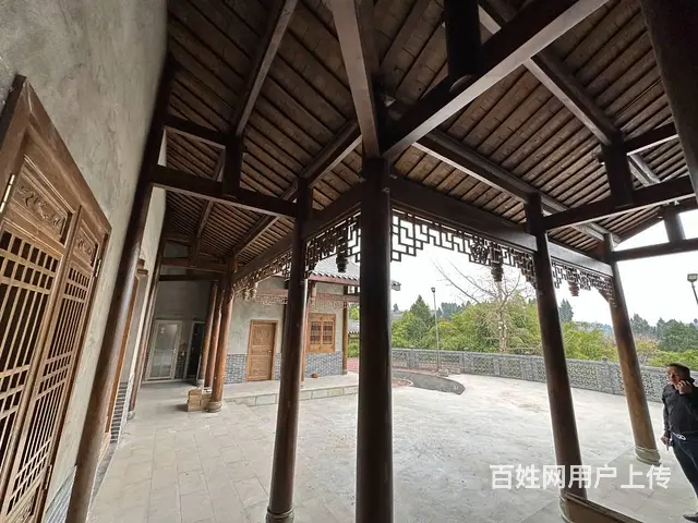 四川眉山中式木门花格木窗实木门窗 - 图片 8