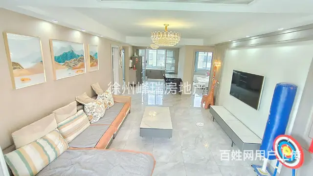 急售东方御景 精装短住三室双卫 飞机户型 中央空调加全屋地暖 - 图片 2