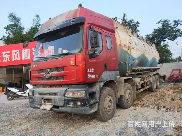 湛江13年柳汽水泥罐车，驾驶楼原装，轮胎漂亮 - 图片 9