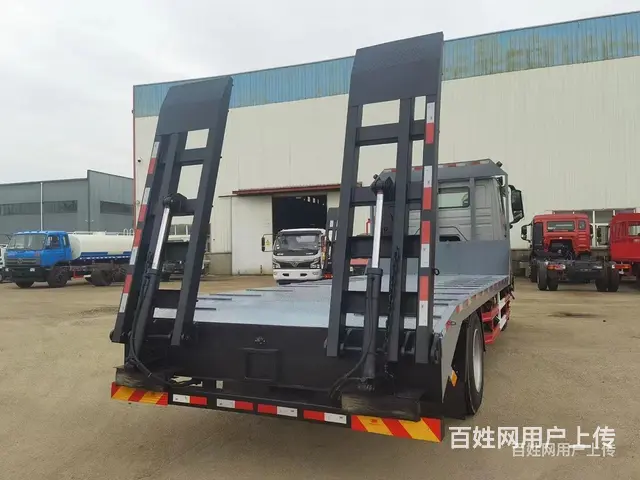 三门峡重汽豪沃MAX硬汉单桥拖车13吨挖机平板拖车配置表报价 - 图片 5