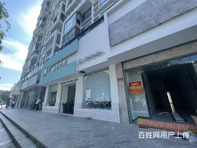 （51旺铺推荐）凤凰路山水国际80平铺面出租 - 图片 1