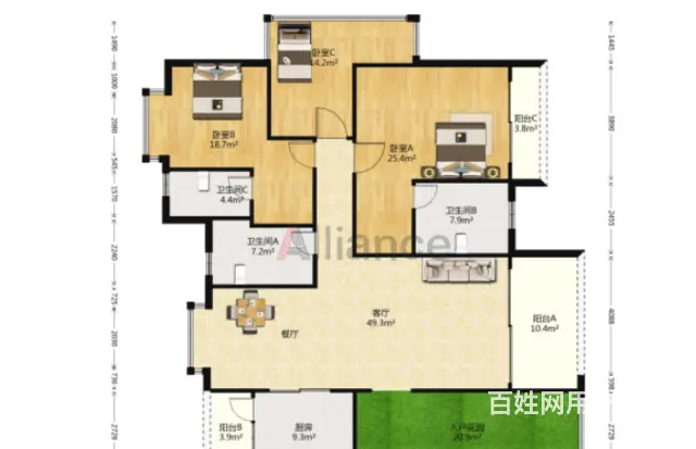 恒怡湾 普通住宅 豪华装修 - 图片 6