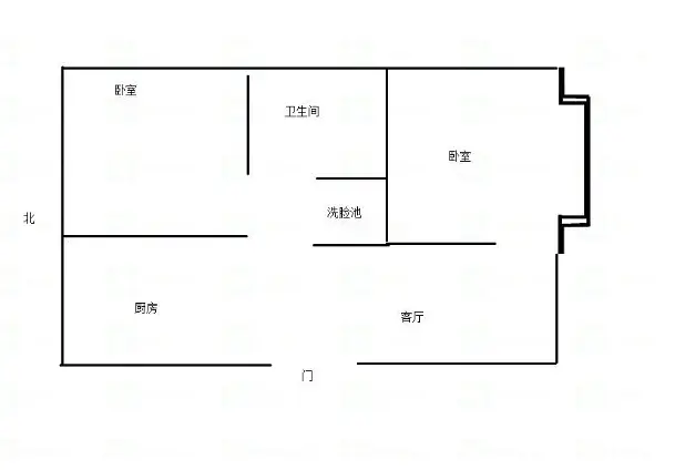 南滨河 普通住宅 简单装修 - 图片 1