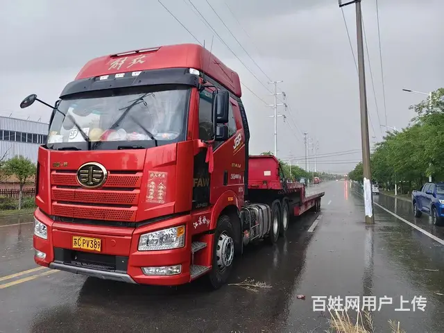 解放j6p550 半挂车 平板式 国5 - 图片 3