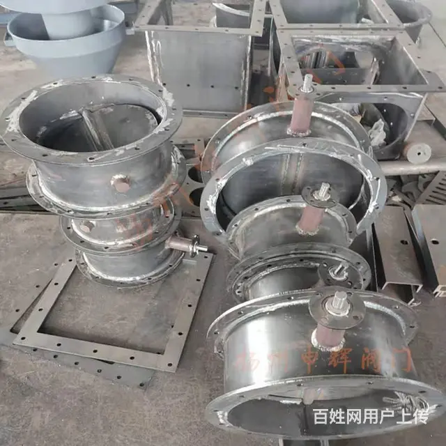 不锈钢通风蝶阀 风量调节蝶阀 烟气蝶阀 大口径风阀 - 图片 1