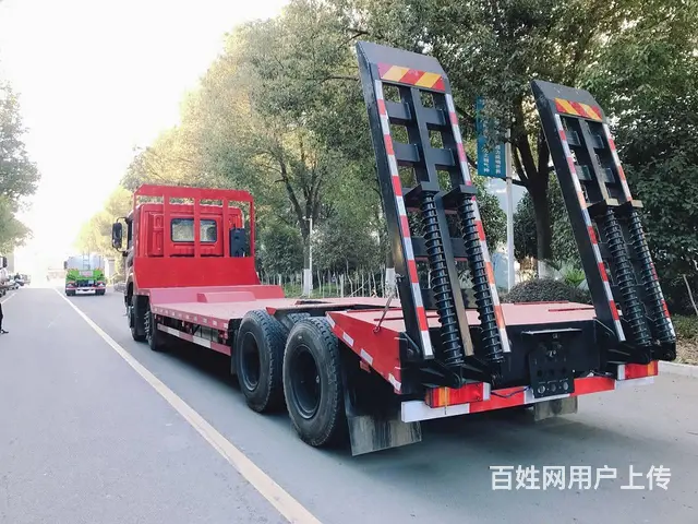 东风前四后八 专拖大型机械低平板车 厂家直销包上户 - 图片 5