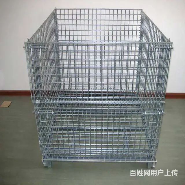 可移动镀锌铁框 折叠式仓储笼 蝴蝶笼 容大按需定制 - 图片 1