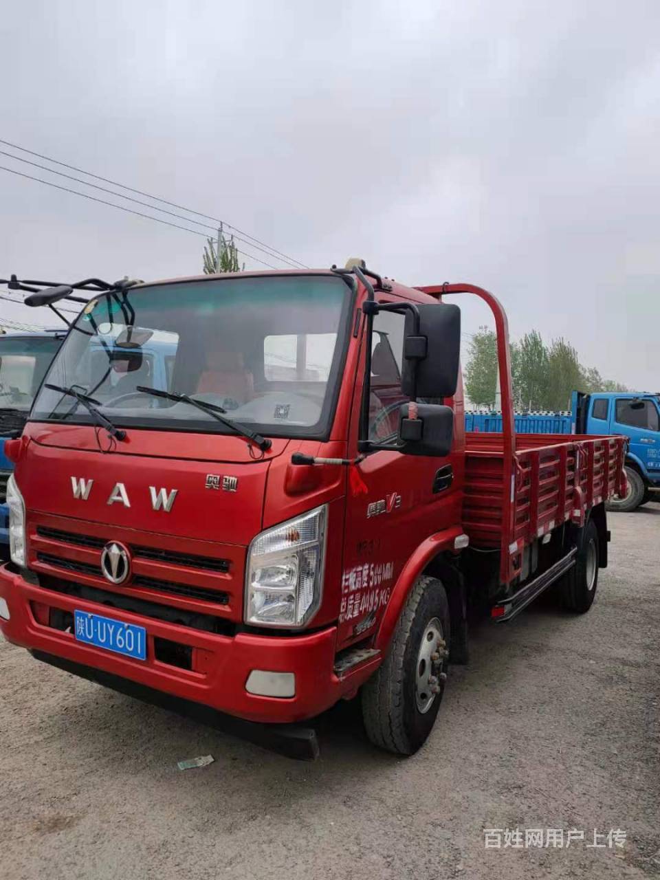 18年二手奥驰平板小货车 4.2米小蓝牌 原版车