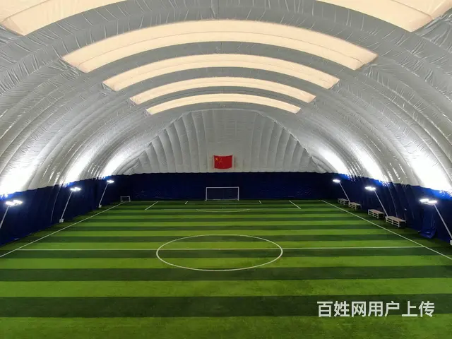 充气式篮球足球场馆 气膜内部场馆无梁无柱 - 图片 2