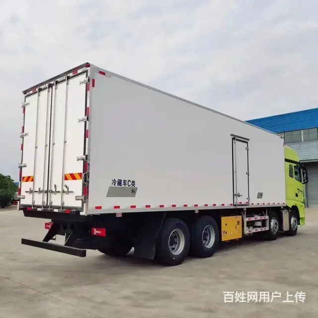 解放前四后八9米6冷藏车冷链车价格 蔬菜瓜果冷藏车 - 图片 7