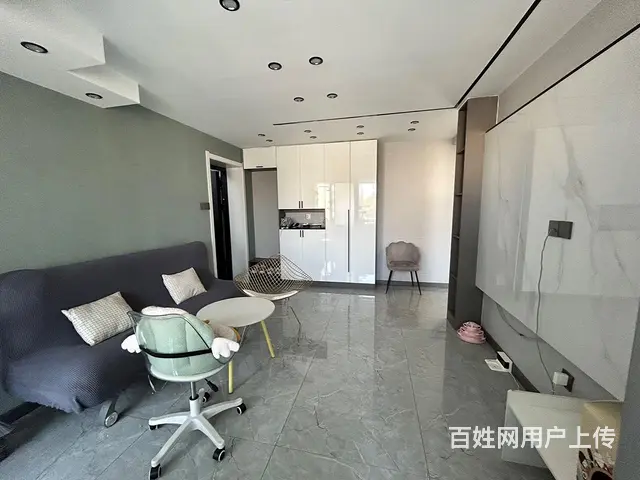 八里铺钢材市场蔬菜大院附近，步梯4楼，精装修两室一厅，指纹密 - 图片 3