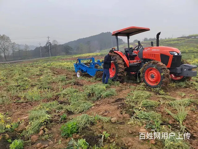四轮拖拉机带荒山农田捡石机 牵引式捡石头机器LYY - 图片 3