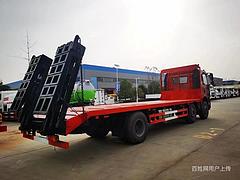 泰安国六解放三桥拖车15吨挖机拖板车二手平板车多少钱一台