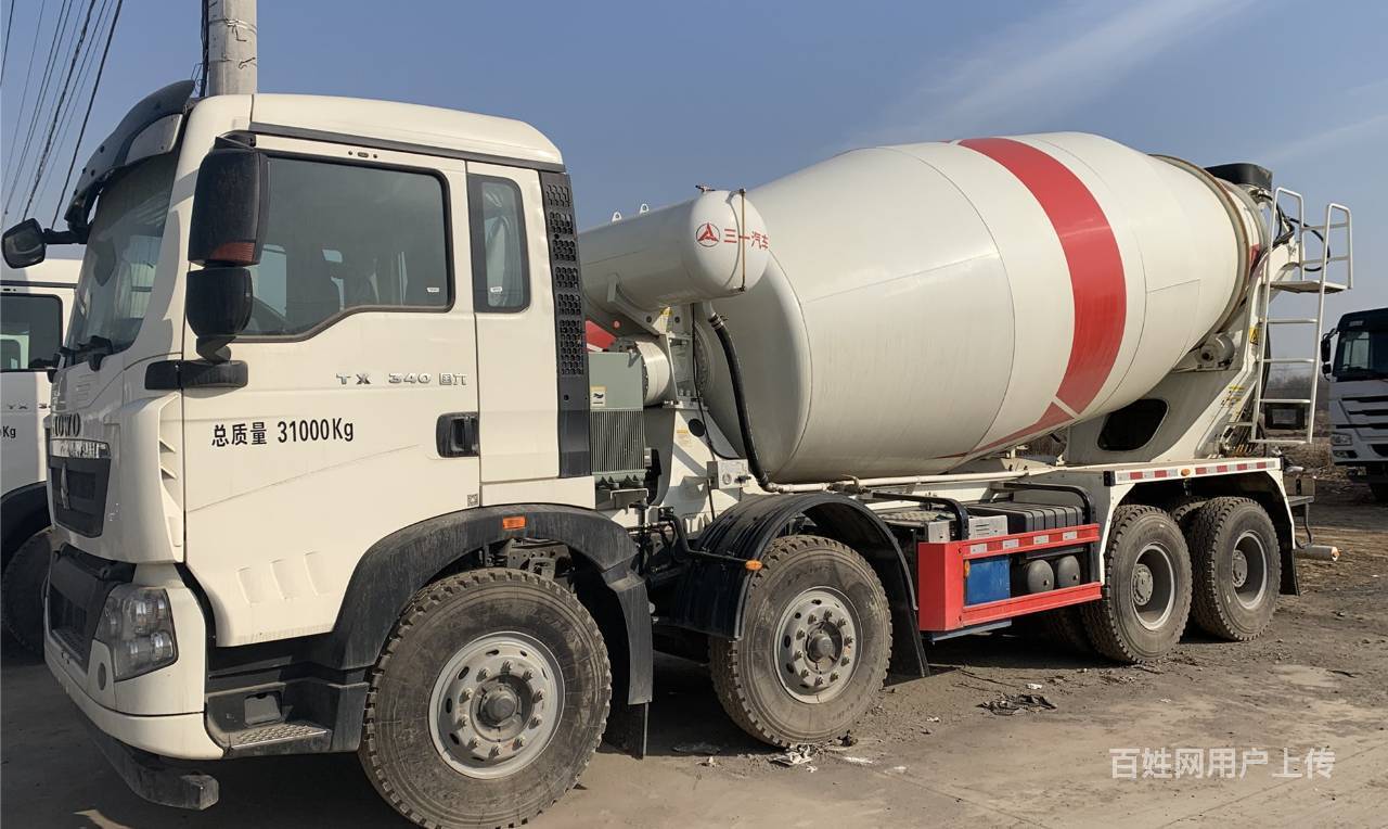 新车出售豪沃搅拌车 国六轻量化大12方 前四后八