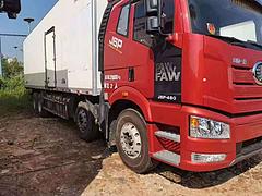 出售前四后八冷藏车460马力19年8月解放J6P