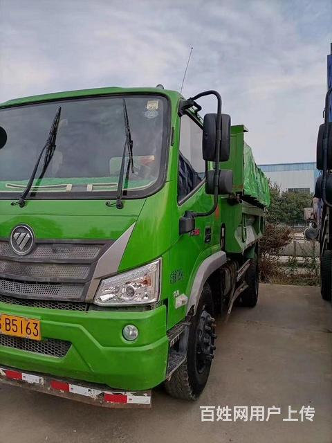 精品19年福田瑞沃esu型箱环保绿黄牌自卸车