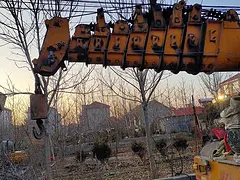 卖6米9节杆吊车带30千瓦发电机组